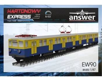 Papírový model Osobní vlak EW90