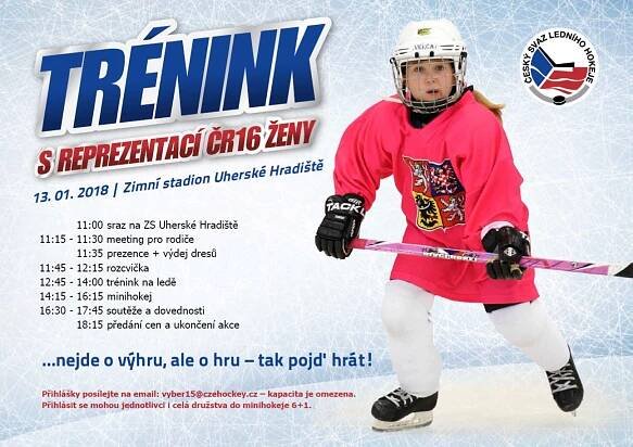 Dívčí den míří do Uherského Hradiště. Zatrénuj si s reprezentací! | Hokej.cz - web českého hokeje