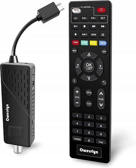 Outlet Digitální dekodér DVB-T2 MINI OWERSLYN 1080P Full HD HEVC