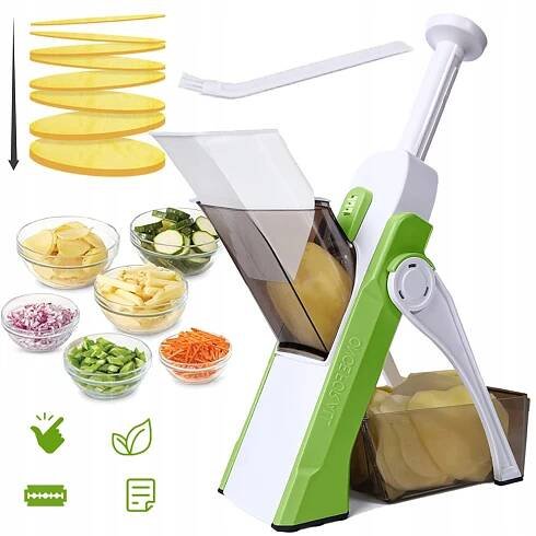 BEZPEČNÝ KRÁJEČ NA FRITÉZY, MULTIFUNKČNÍ RUČNÍ KRÁJEČ NA CIBULI