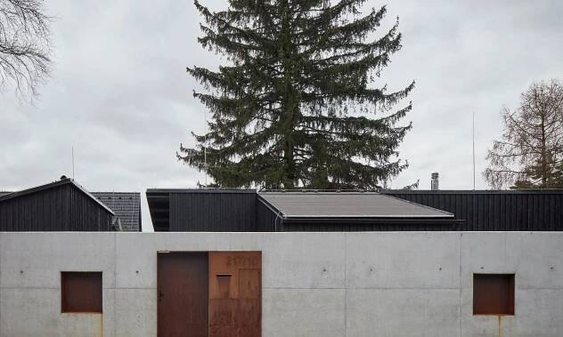 Dům za zdí - Mjolk Architekti