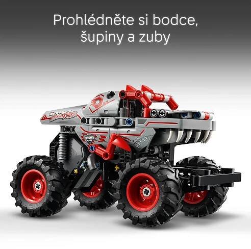 LEGO® Technic 42200 Monster JamTM ThunderROARusTM s natahovacím motorem