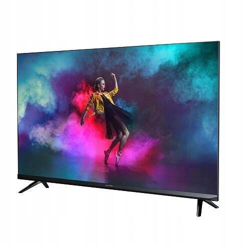 LED televize Kiano KE43N 43" - Smart TV 4K UHD, WiFi, PVR, černé pouzdro