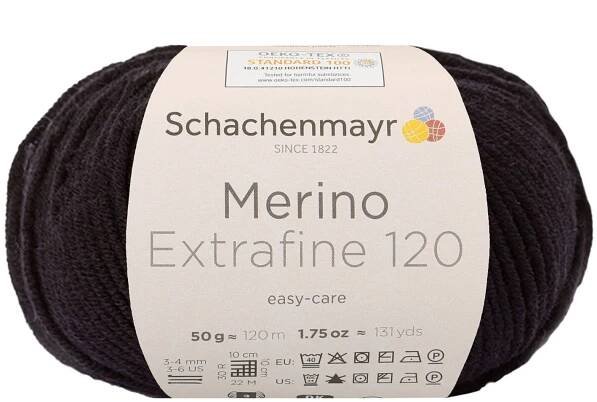 Příze Schachenmayr Merino Extrafine 120 00199 Pletací příze