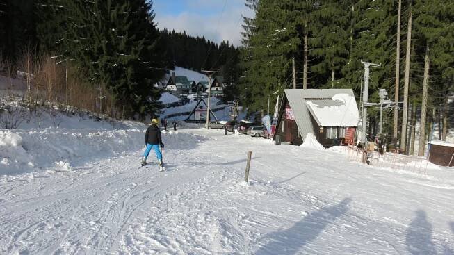 Ski Park Gruň - Staré Hamry je blízkou sjezdovkou v Beskydech