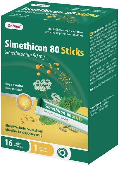 Dr. Max Simethicon 80 Sticks 16 sáčků