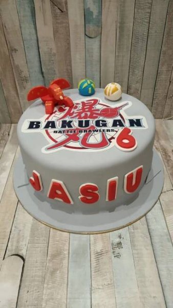 Tort Bakugan Cake for Kids Birthday Party