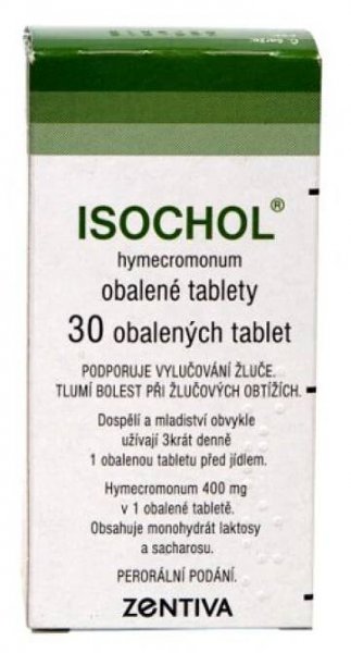 Isochol 400 mg 30 tablet