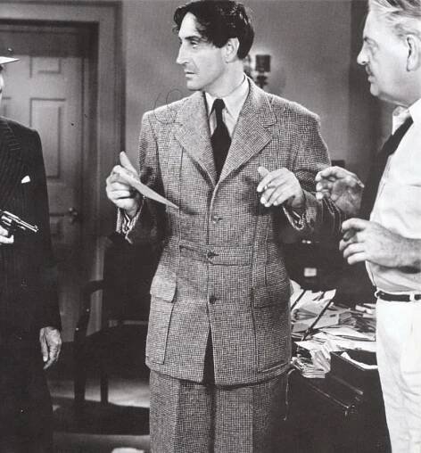 Basil Rathbone In Norfolk Suit