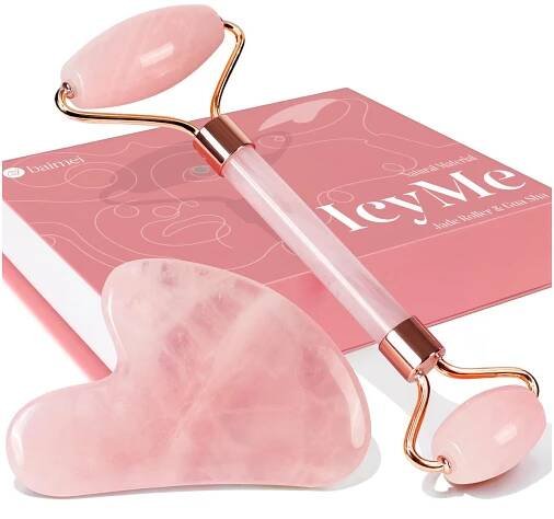 BAIMEI IcyMe Jade Roller & Gua Sha Face Roller