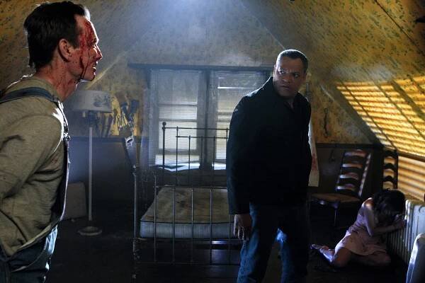 Kriminálka Las Vegas - V temném domě - Z filmu - Bill Irwin, Laurence Fishburne