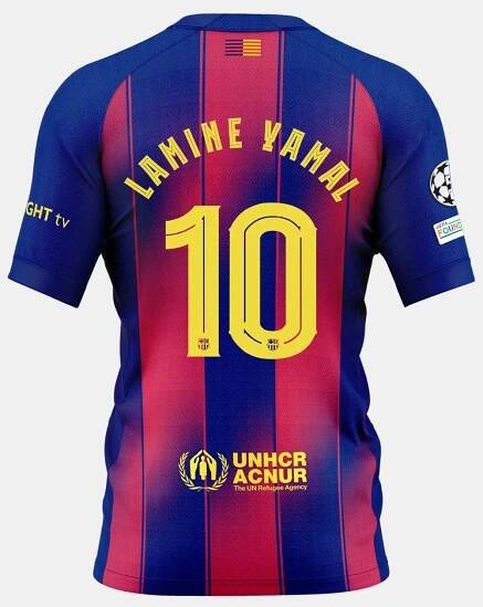LAMINE YAMAL | UCL Men's home jersey 25/26 FC Barcelona