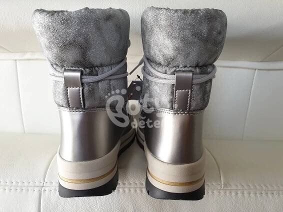 Olang zimní boty Vanity Kid 824 Argento