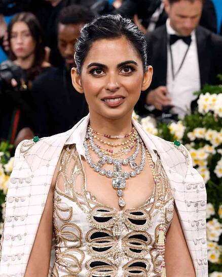 Isha Ambani at the 2025 Met Gala.