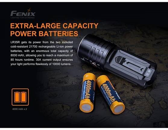 Nabíjecí LED svítilna Fenix LR35R