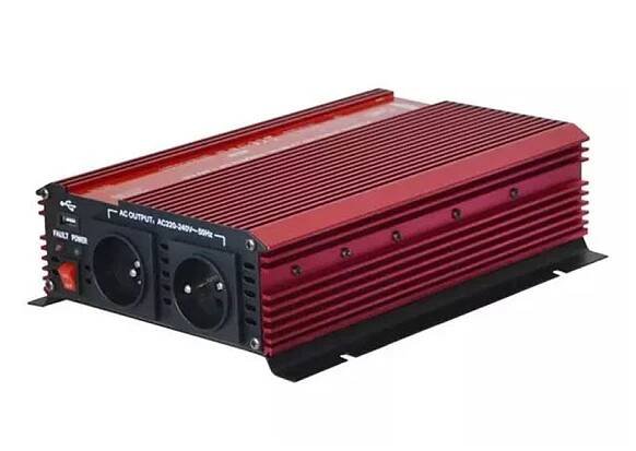 Měnič napětí 12V / 230V 1600W + USB Geti GPI 1612