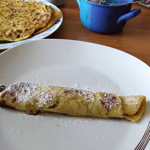 bramborové lokše s povidly recept