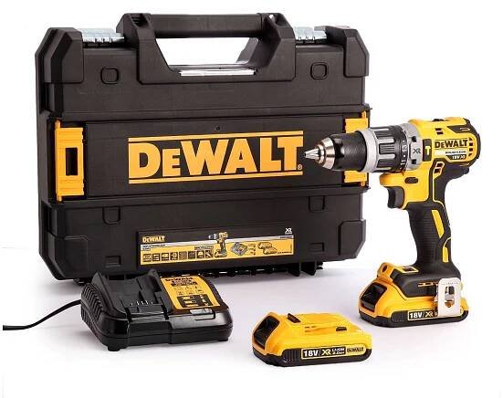 DeWALT DCD796D2 aku příklepová vrtačka XR Li-Ion 18V, 2x2Ah, bezuhlíkový motor