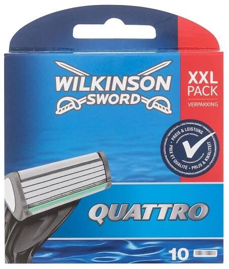 Wilkinson Sword Quattro náhradní břit náhradní břit 10 ks pro muže