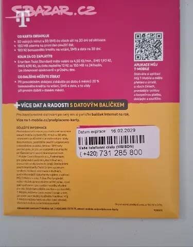 SIM karta T-Mobile