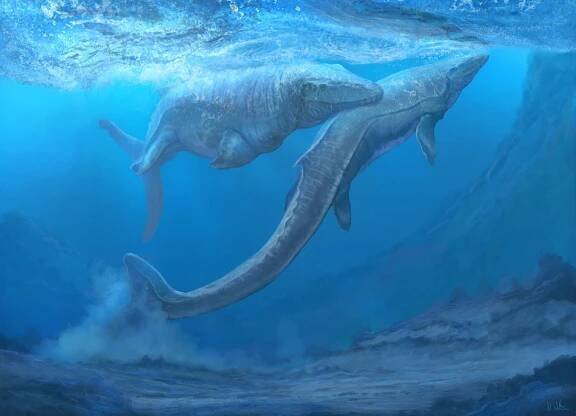 Jak se jmenuje dinosaurus s dlouhým krkem, který žere trávu?