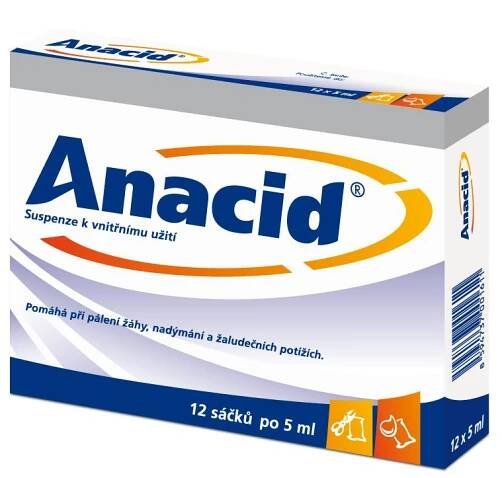 Anacid sáčky 12x5 ml
