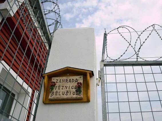 Věznice Bělušice představila okrasnou zahradu pro setkávání vězňů s jejich rodinami.