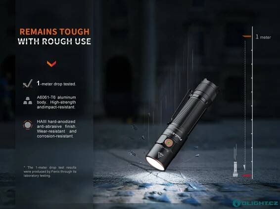 Fenix E35RSETAODS - LED Stmívatelná nabíjecí svítilna LED/USB IP68 3100 lm 69 h 5000 mAh + difuzér 26,5mm