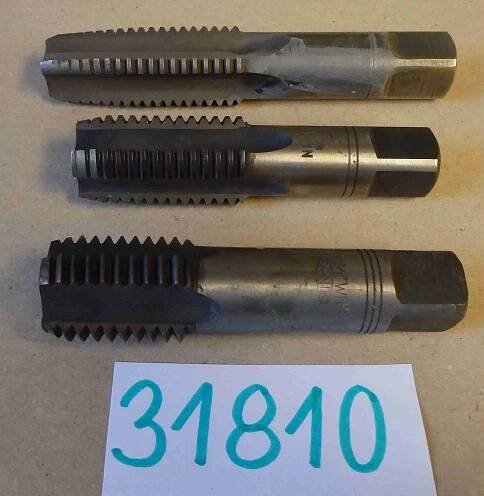 Závitník na Whitworthův závit W1 1/8", č. 1, 2, 3 - Nástrojenářadí.cz
