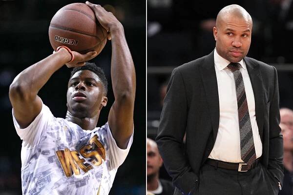 Emmanuel Mudiay and Derek Fisher