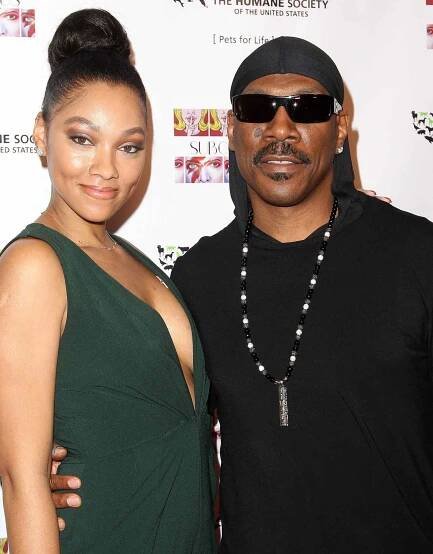 Eddie Murphy at Daughter Bria'd Art Show