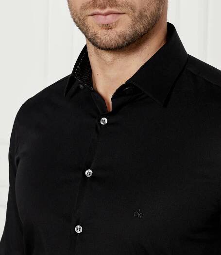 Košile Calvin Klein | černá Slim Fit K10K113534
