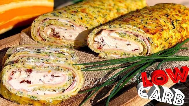 CUKETOVÁ plněná ROLÁDA!! Cukeťák LOW CARB Recipes from Food by Heart