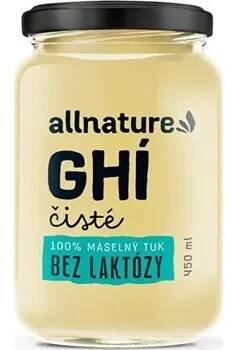 Přepuštěné máslo allnature 450 g