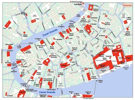 Travel Maps of Venezia - Venice and Italy