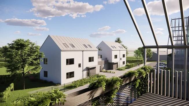 Vizualizace projektu výstavby bytů Bydlení Dobřichovice - Pražská