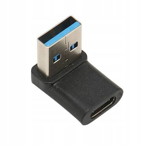 ADAPTÉR UHLOVÝ KONEKTOR 90 STUPŇOV USB-A 3.0 NA USB-C