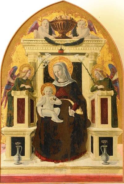 Madonna Enthroned with Child and Angels - Galleria Nazionale delle Marche GNDM.IT