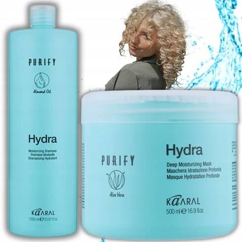 Profesionální sada Kaaral Hydra Péče o vlasy Šampon + Maska 1500 ml