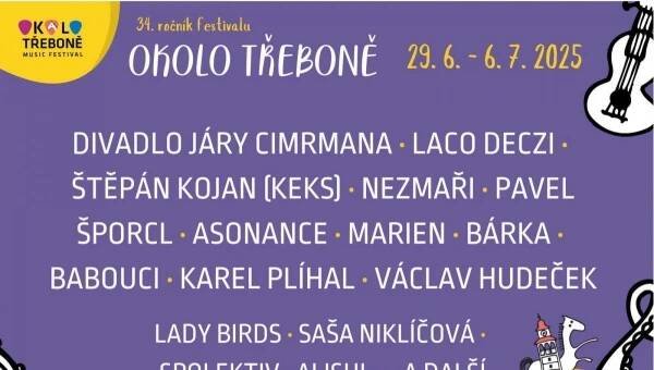 Festival Okolo Třeboně - léto 2025