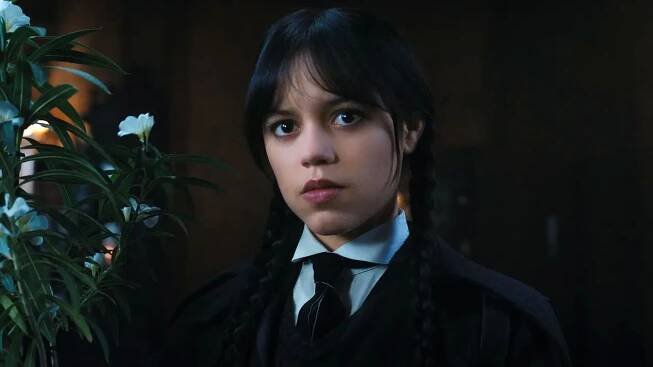 Jenna Ortega v seriálu Wednesday