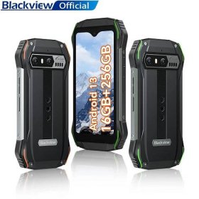 Blackview Odolný smartphone N6000, mobilní telefon Android 13 G99, 16GB 256GB 4,3''displej, 48MP fotoaparáty Mobilní telefony
