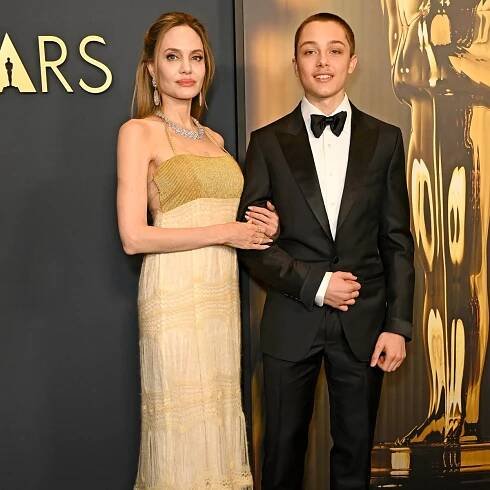 Angelina Jolie and Son Knox Buy Groceries, Host LA Fire Victims