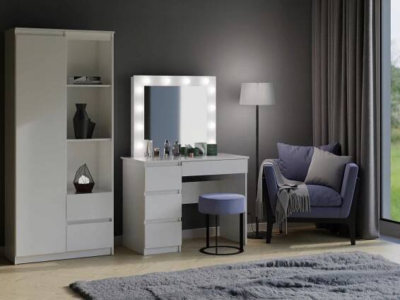 Toaletní stolek MARINA Z/L+MIJ/L bílá - SG nábytek