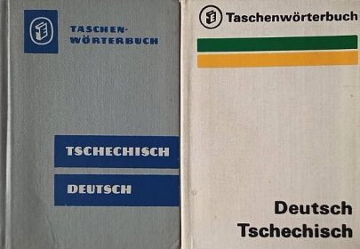 Slovníky: TSCHECHISCH-DEUTSCH TASCHEN WöRTERBUCH (VEB Leipzig 1968-71) - Knihy