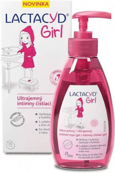 Lactacyd Girl ultra jemný intimní mycí gel 200 ml