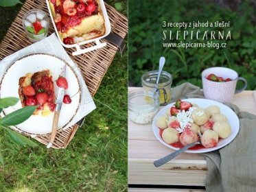 3 recepty z jahod a třešní (nejen) na piknik - SLEPIČÁRNA