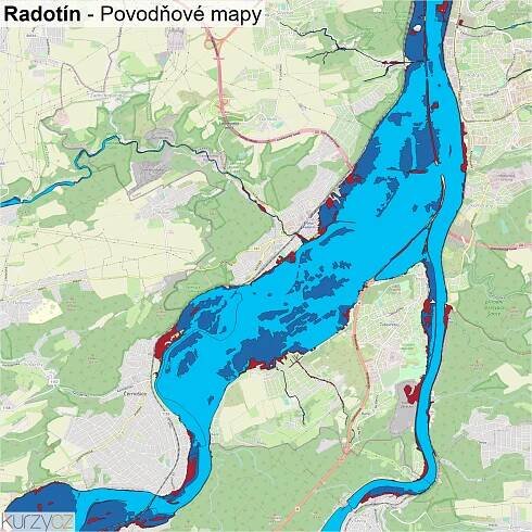 Radotín - mapy | Kurzy.cz