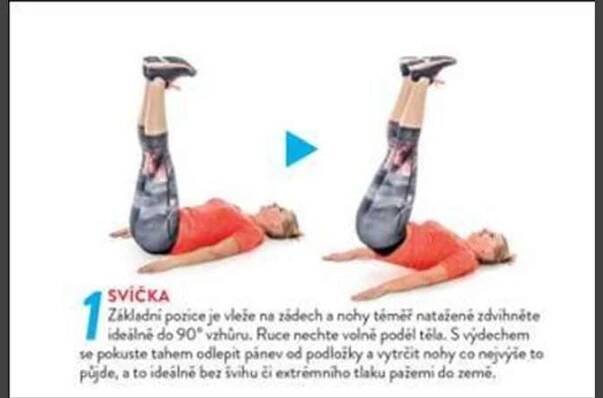 20 SUPER CVIKŮ NA BŘICHO. Vytiskněte si je a cvičte! – Dáma.cz