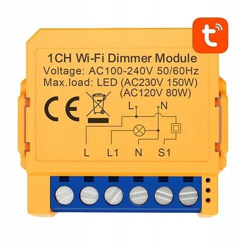 Centrální jednotka pro chytrou domácnost Smart ovladač osvětlení AVATTO ZDMS16-2 ZigBee Tuya